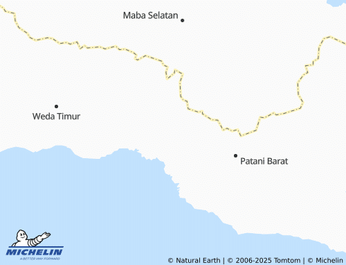 MICHELIN Sibenpopo map - ViaMichelin