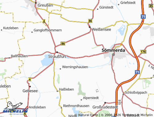 Kaart MICHELIN Wundersleben - ViaMichelin
