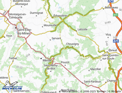 Mapa MICHELIN La Coutière - ViaMichelin
