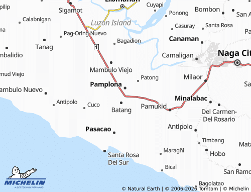 MICHELIN Tambo map - ViaMichelin
