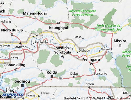 Carte MICHELIN Fulladu West - ViaMichelin