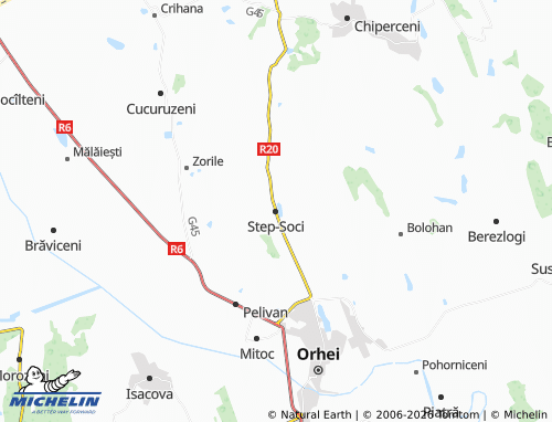 Kaart MICHELIN Step-Soci - ViaMichelin