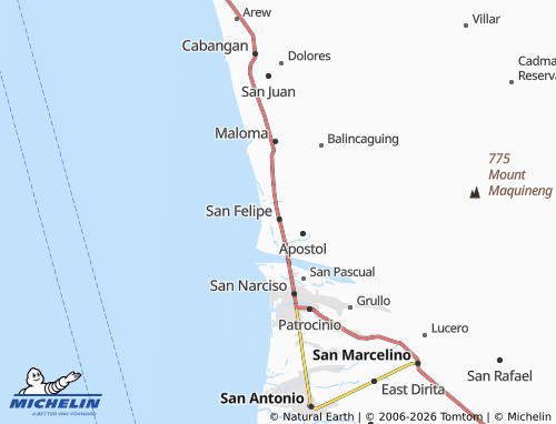 MICHELIN Farañal map - ViaMichelin