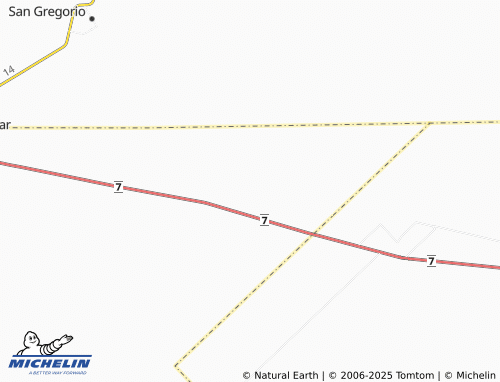 MICHELIN Colonia San Ricardo map - ViaMichelin
