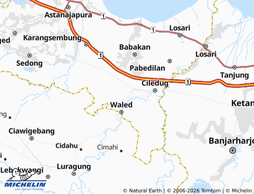 Carte MICHELIN Waled Kota - ViaMichelin
