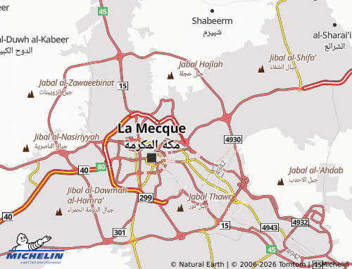 Carte MICHELIN alkhansa' - ViaMichelin