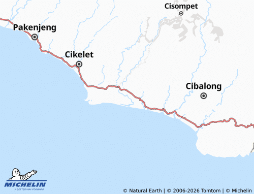 MICHELIN Mandalakasih map - ViaMichelin