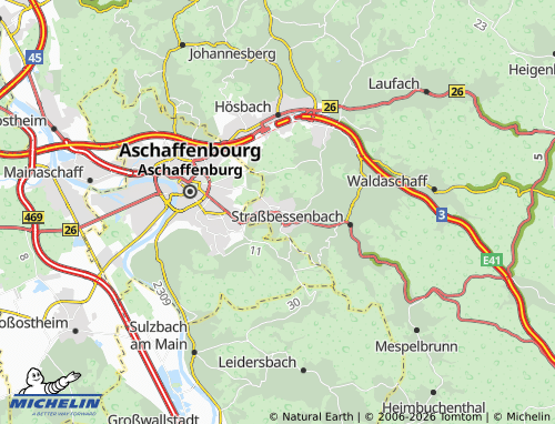 MICHELIN Haibach map - ViaMichelin
