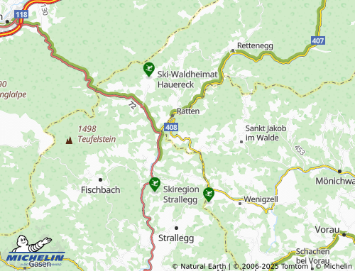 MICHELIN Steinhöf map - ViaMichelin
