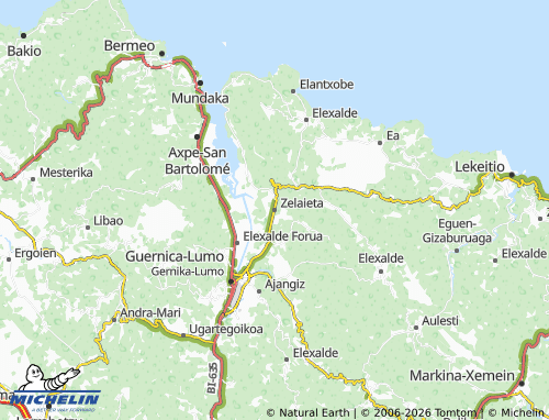 Kaart MICHELIN Zelaieta - ViaMichelin