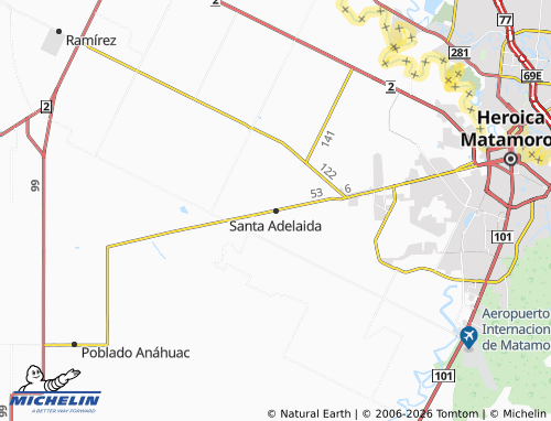Mappa MICHELIN Santa Adelaida - ViaMichelin