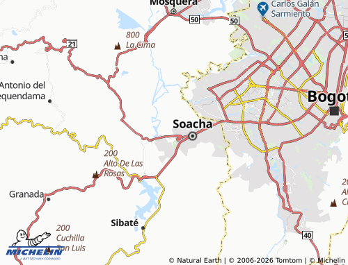 Carte MICHELIN La Veredita - ViaMichelin