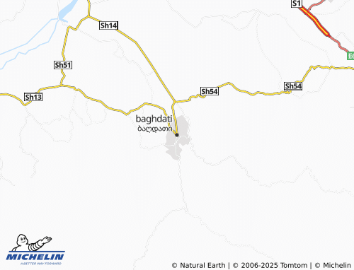 MICHELIN baghdati map - ViaMichelin