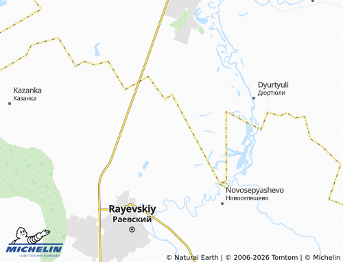 MICHELIN-Landkarte Staroakkulayevo - ViaMichelin