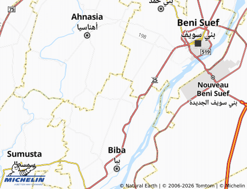 Mapa MICHELIN Bani Ahmad - ViaMichelin