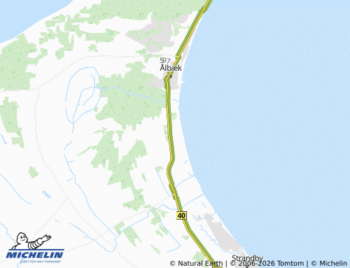Mapa MICHELIN Napstjært - ViaMichelin
