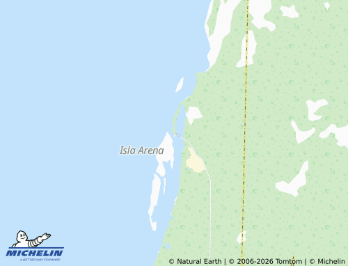 Mapa MICHELIN Isla Arena - ViaMichelin