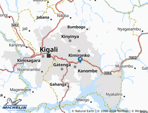 Mapa MICHELIN Nyagatovu - ViaMichelin