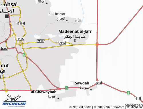 MICHELIN Al Maamrah map - ViaMichelin