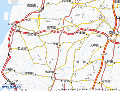 Mappa MICHELIN yuan zhang xiang - ViaMichelin