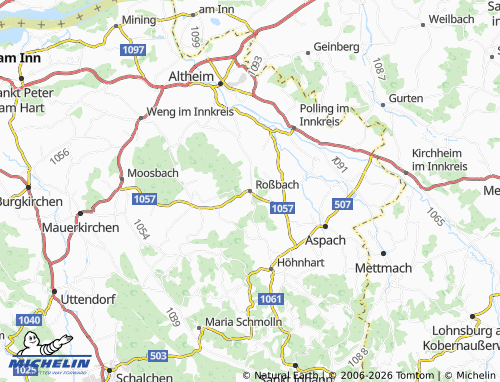MICHELIN Roßbach map - ViaMichelin