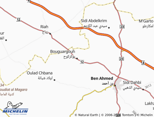 MICHELIN Boukirkouh map - ViaMichelin