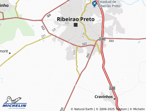 Carte MICHELIN Bosque das Colinas - ViaMichelin
