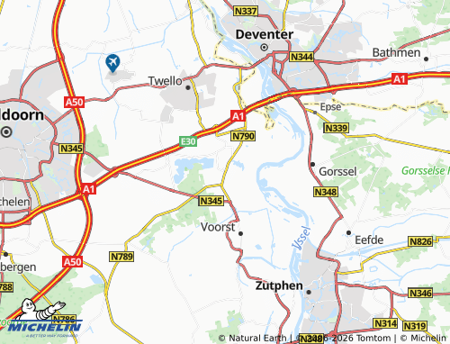 Mapa MICHELIN Bussloo - ViaMichelin