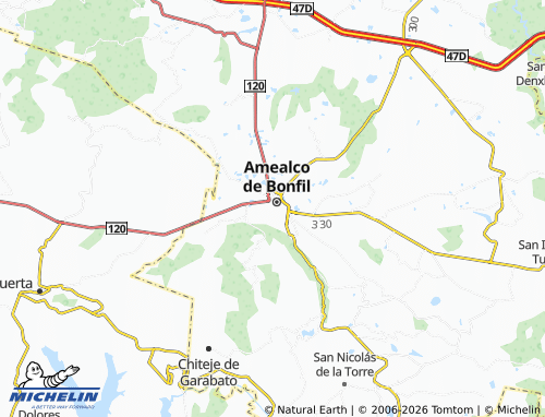Mappa MICHELIN Los Miradores - ViaMichelin