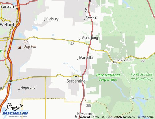 Mapa MICHELIN Mardella - ViaMichelin