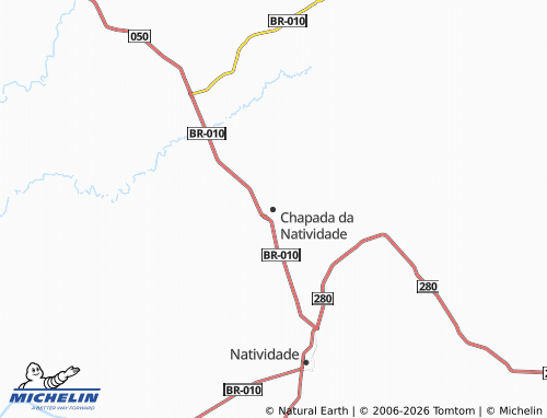 MICHELIN-Landkarte Chapada da Natividade - ViaMichelin