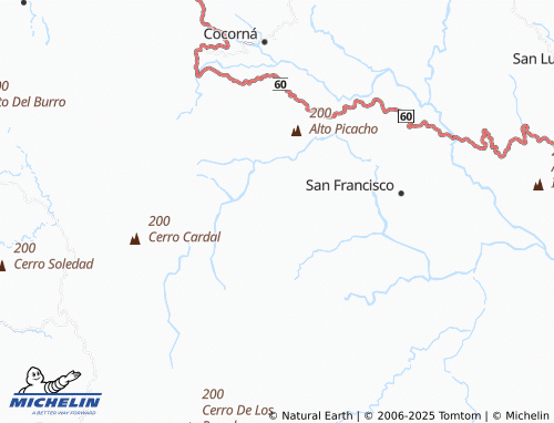 MICHELIN Agua Bonita map - ViaMichelin