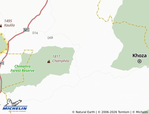 Mappa MICHELIN Kamthangala Mumba - ViaMichelin