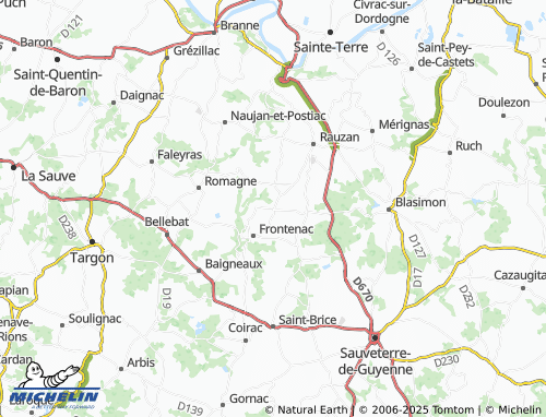 MICHELIN-Landkarte Jean Girard - ViaMichelin