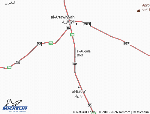 Kaart MICHELIN al-Auqala - ViaMichelin