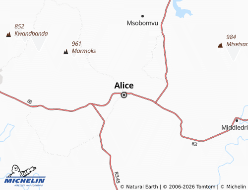 Kaart MICHELIN Alice - ViaMichelin