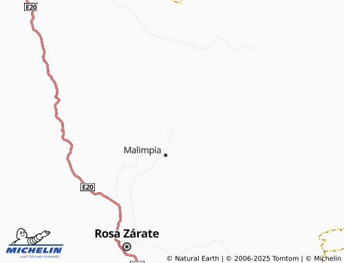 MICHELIN 5 de Agosto map - ViaMichelin