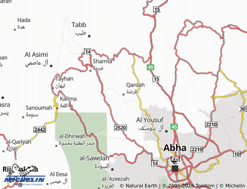 MICHELIN-Landkarte Qardah - ViaMichelin