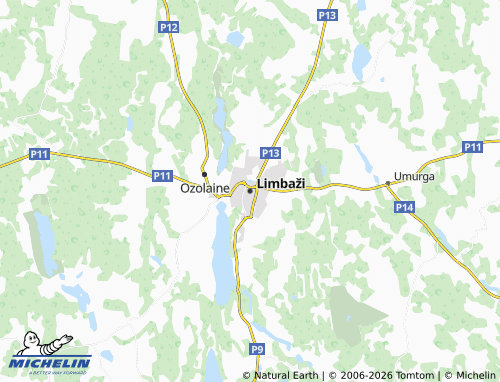 Mapa MICHELIN Limbaži - ViaMichelin
