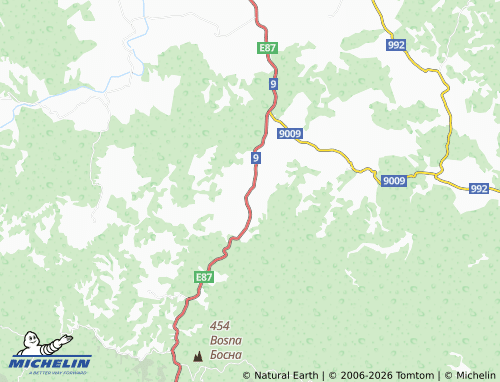 Mapa MICHELIN Krushevets - ViaMichelin