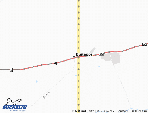 MICHELIN Buitepos map - ViaMichelin