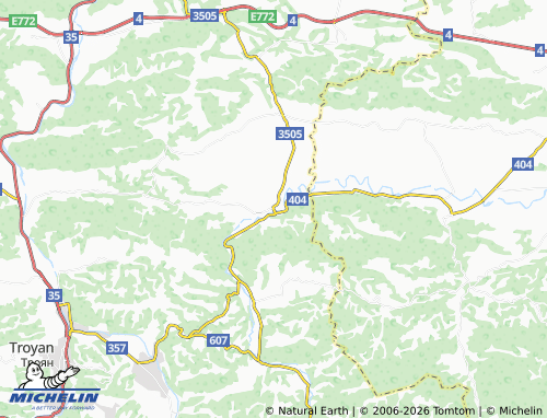 MICHELIN Debnevo map - ViaMichelin