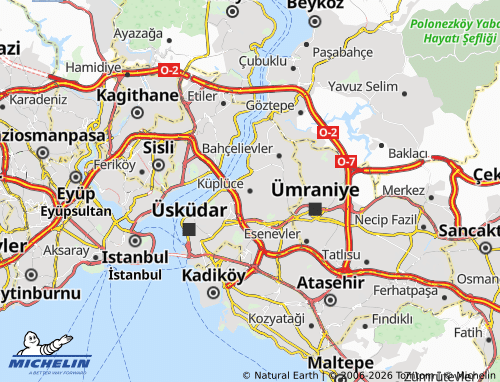 MICHELIN Küplüce map - ViaMichelin