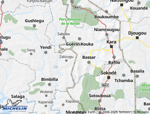 Mappa MICHELIN Northern - ViaMichelin