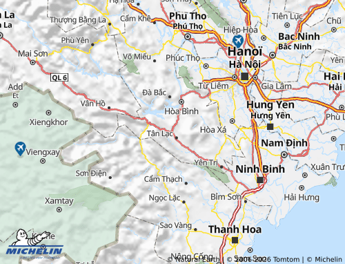 Mapa MICHELIN Tân Lạc - ViaMichelin