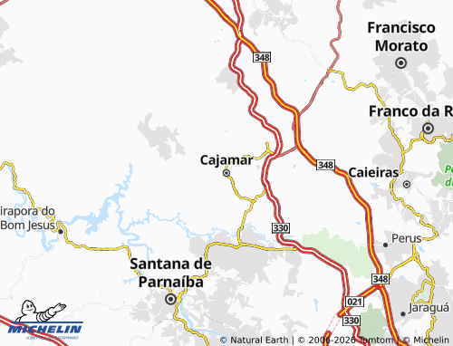Carte MICHELIN Cajamar - ViaMichelin