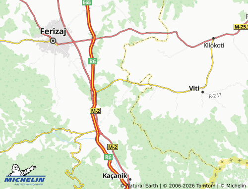 Carte MICHELIN Begracë - ViaMichelin