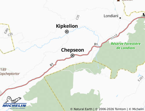 MICHELIN-Landkarte Chepseon - ViaMichelin