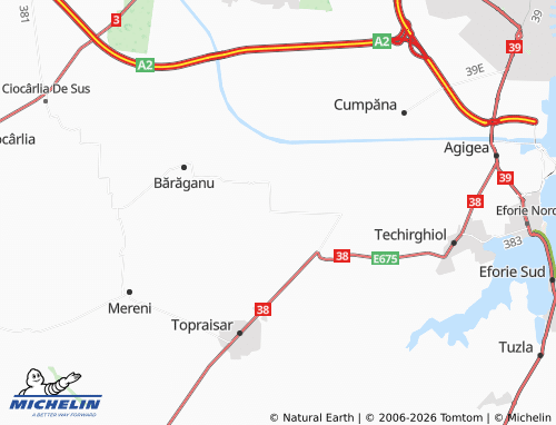 MICHELIN Potârnichea map - ViaMichelin