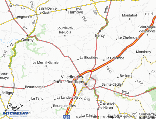 MICHELIN La Bloutière map - ViaMichelin